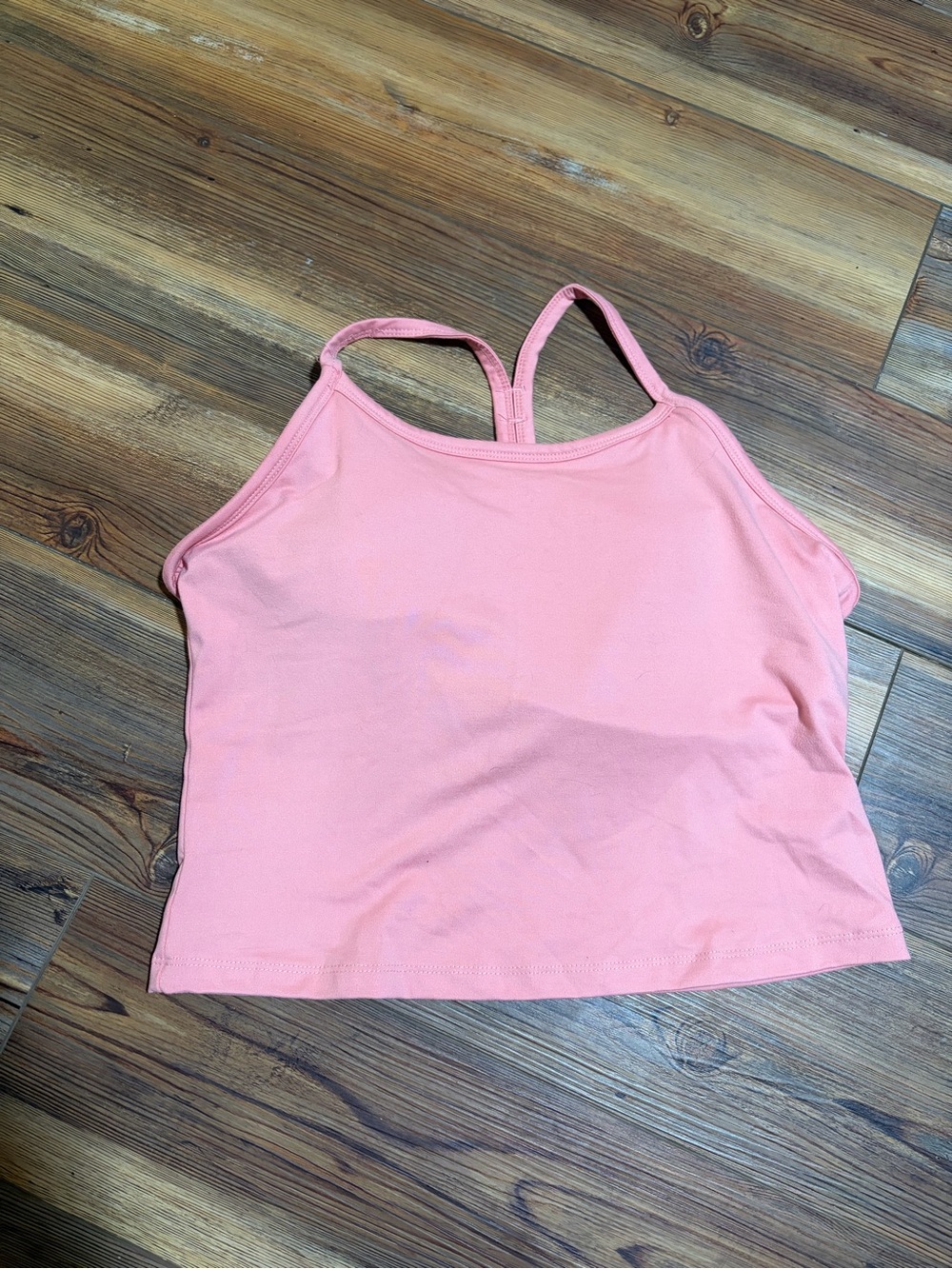 Pink Racerback Cropped Tank Top by Kyodan
